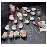 Christmas Ornaments - Santas