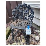 Vintage Grape Vine Cast Iron Garden Seat
