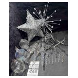 Christmas Ornaments -Tree Toppers -  Crystal, Glass, & Mirrors