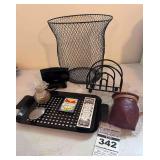 B;acl Trasj Can. Metal Tray,