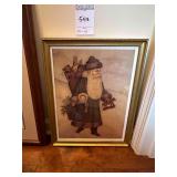 Picture - "Old World Santa" By N. Schneeman (1991)