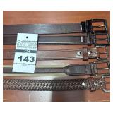 5 Leather Belts