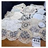 Large lot of Doilies
