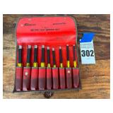 Snap-on NDM1090AK 9 Piece Metric Nut Driver Set