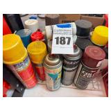 Lot of Spray Paint and Sealant