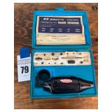 Electro Model 1186 Heavy Duty Hand Grinder with Case and Accessories