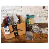 Assorted Plumbing and Automotive Parts Box