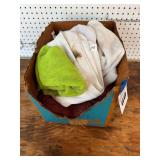 Box of Cleaning Rags and Shop Towels