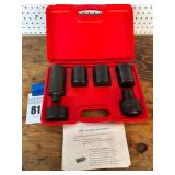 Astro Pneumatic 7894 6-Piece Spindle Nut Wrench Set for 4WD Vehicles