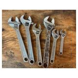 Assorted Adjustable Wrench Set