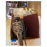 Craftsman Sander with Sandpaper and Emery Cloth
