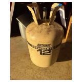 National Refrigerant 12 Cylinder - Approx 5lbs left in tank