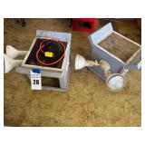 Car Stands with Work Lights, Multi-Outlet