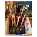 Mixed Lot of Garden Tools and Landscape Lighting