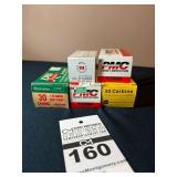 Mixed Lot of .30 Carbine Ammunition - Remington & PMC