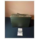 Green Metal Ammo Box