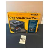 SnapSafe One-Gun Keypad Vault with Replacement Bulbs