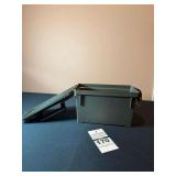 Olive Drab Plastic Ammo Box