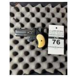 German-Made Derringer .22 Short Caliber Pistol with Case