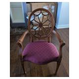 Ethan Allen Spider Back armchair.