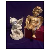 2 Angel Statues