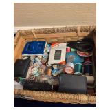 Basket of Misc Sewing Supplies