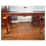 Vintage Chippendale Sofa Table - 50”x18”x28”