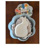 Decorative Box with Ceramic Rabbit
