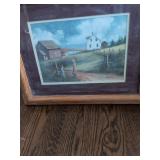 Pair of Burton Dye Farm Prints 18.5 x 13.5