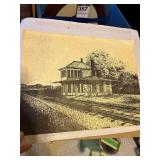 Amqui Station Illustration 11x14