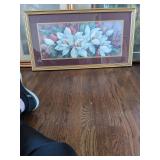 Framed Magnolia Print 30 x 16
