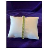 8" Peridot Tennis Bracelet.