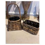 Pair of Small Woven Baskets
