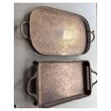 2 Serving Trays