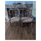 2 Upholstered Ethan Allen Side Chairs