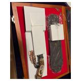 Indian Art Knife with Stand - KS5802W