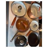 Assorted Skillets and Pots