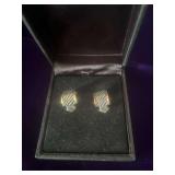 Cable Loop Hoop Earrings