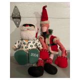 2004 Santa and Santa Flamingo
