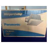 Panasonic FV-30VQ3 WhisperCeiling 290 CFM Ventilation Fan.