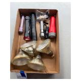 Assortment of Light Bulbs and Flashlights
