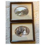 Framed Geese Prints by Burton Dye and Darlina Darton 8x10