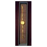 Hamlin Gold Plate Quartz Bracelet Watch