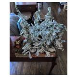 Box of Christmas Trees and Home Decor
