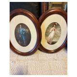 Framed Blue Boy and Pinkie By Sir Thomas Lawrence