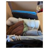 Box of Heating Pads, Massager