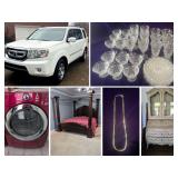 2009 Honda Pilot, Furniture, Jewelry, Appliances, Home Goods, Decor, and more! 700+ lots! ONLINE ONLY AUCTION ends January 18th!