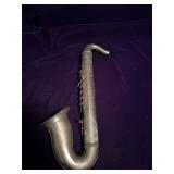 Vintage Sax-Shaped Blow Accordion