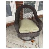 Wicker Swivel Chair