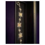 Bracelet with Glass Cameos